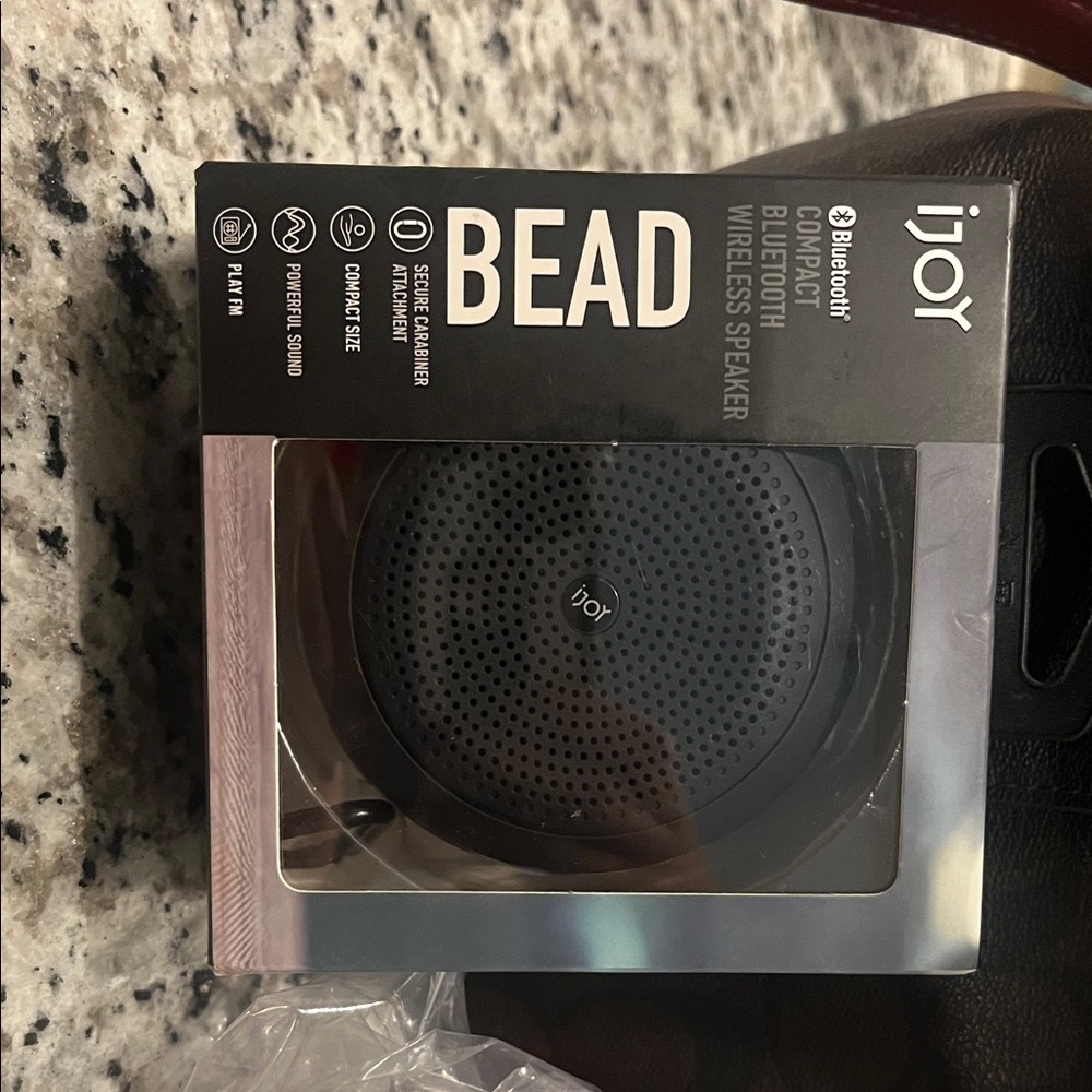 iJoy BEAD Portable Bluetooth Speaker - Black